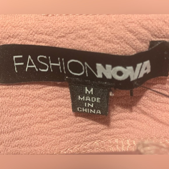 Fashion Nova spaghetti, strap coral stretchy fitted dress - Picture 10 of 10